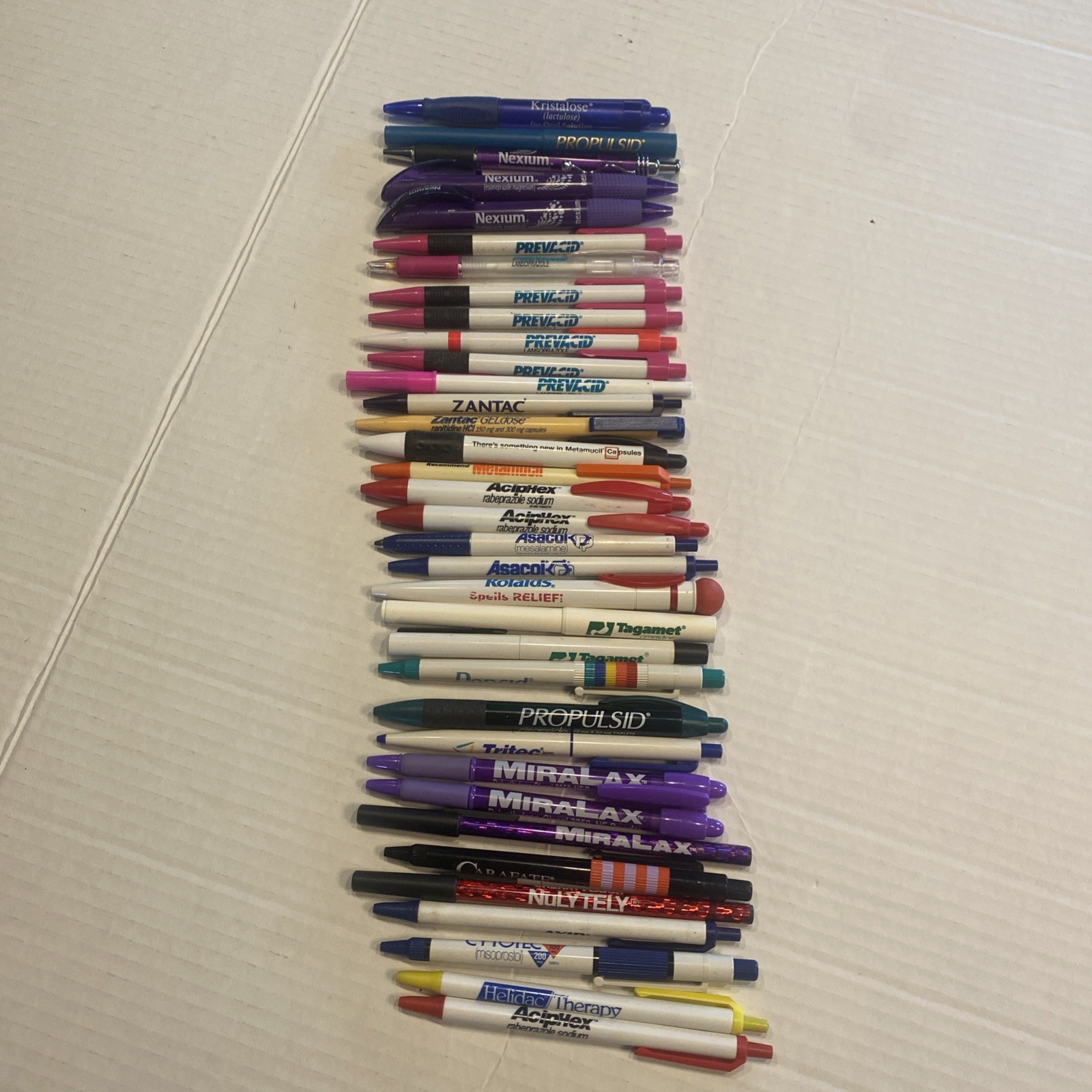 Pharmaceutical Drug Rep Advertising Pens Promo Pens Lot 35 STOMACH Health READ