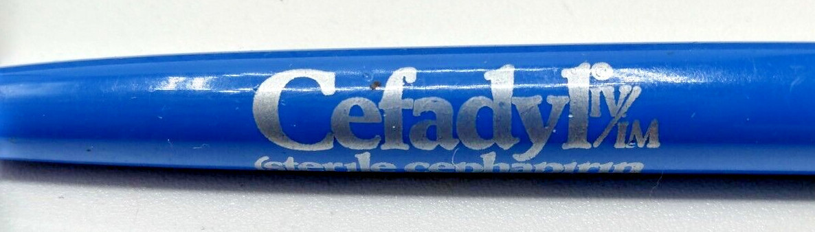 CEFADYL CEPHAPIRIN Pharmaceutical Drug Rep Pen Vintage Retro Rare