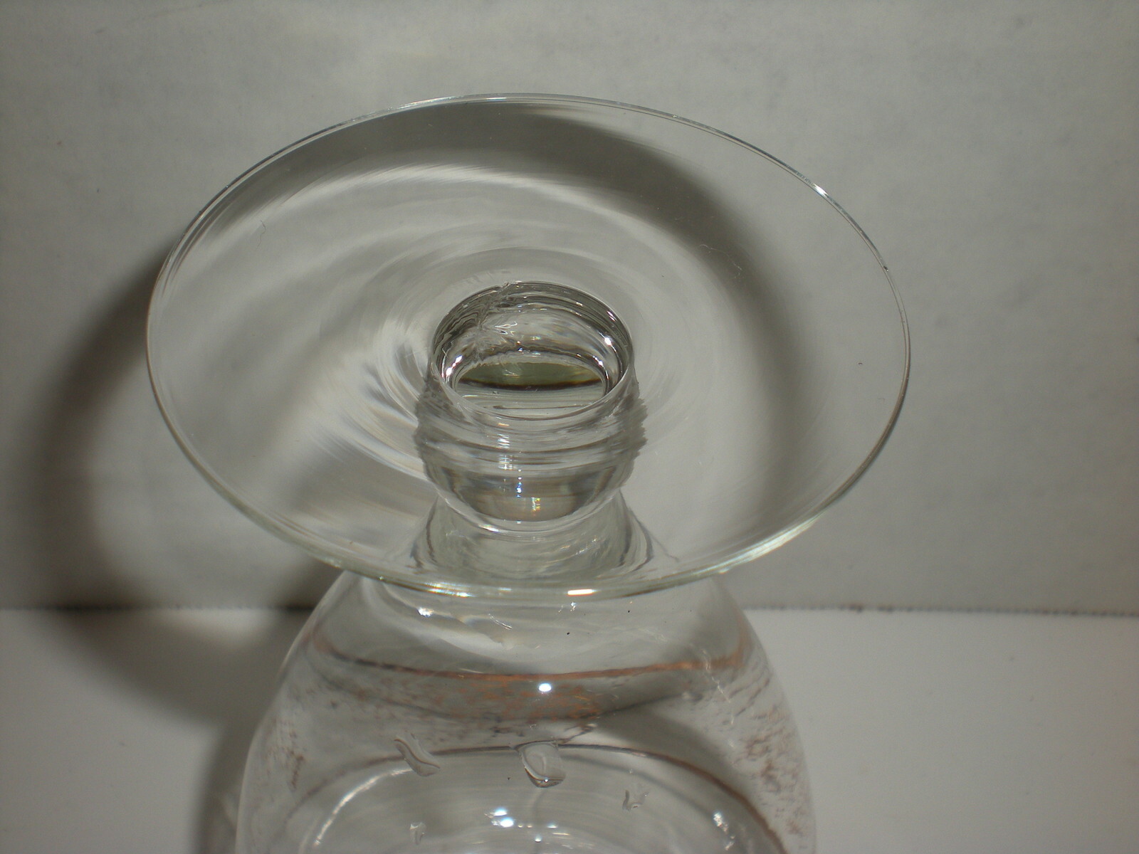 Antique Apothecary Jar Gold pattern vtg glass candy container RARE