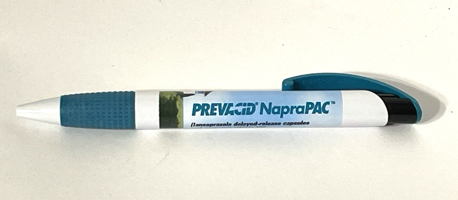 Pharmaceutical Prevacid Ink Pen Drug Rep Promotional Advertising Promo NapraPAC
