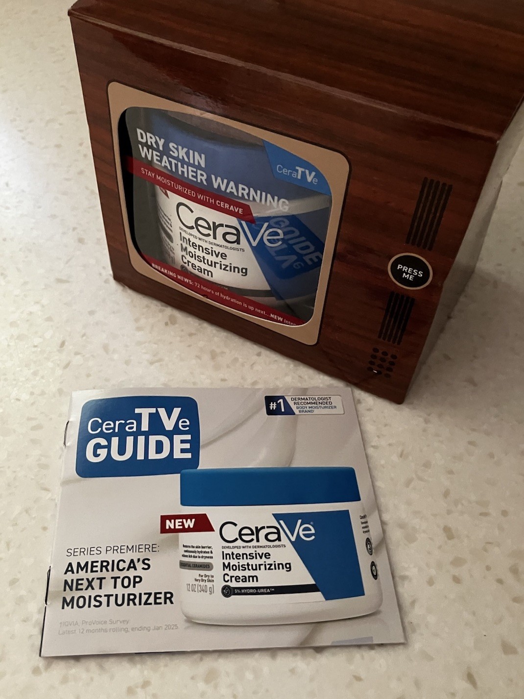 CeraVe Pharma Dermatology Promo Merch Vintage TV W/ Audio Ad (video in listing)