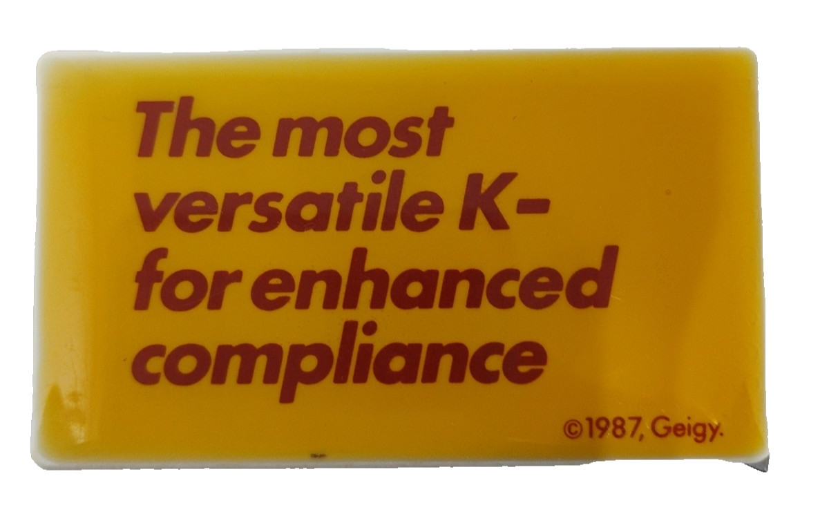 Ten-K Potassium Chloride Pharmaceutical Drug Rep Measuring Tape Magnifying Glass