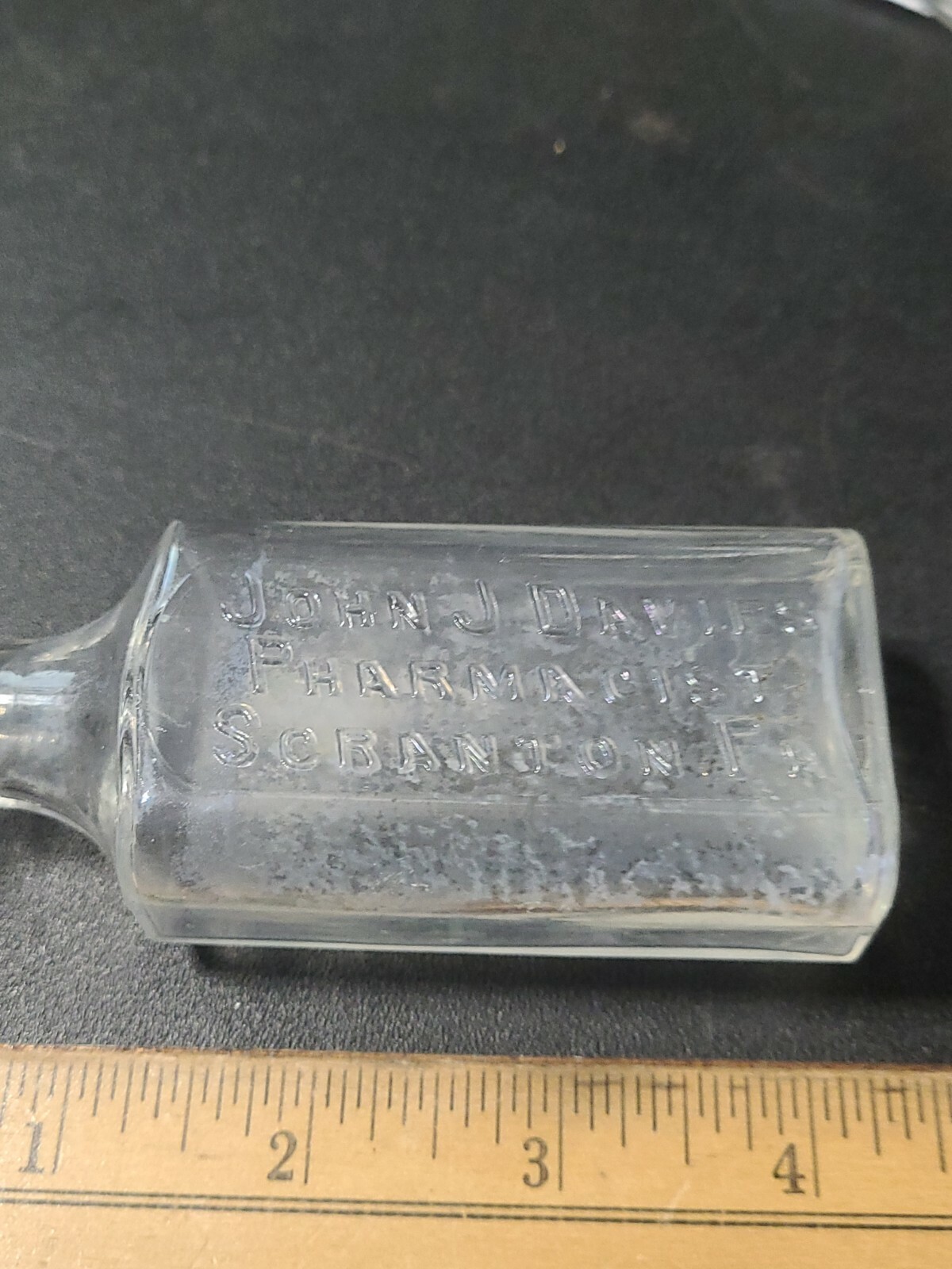 Vintage 1900s Apothecary Pharmacy Btl John J. Davies Scranton Pa