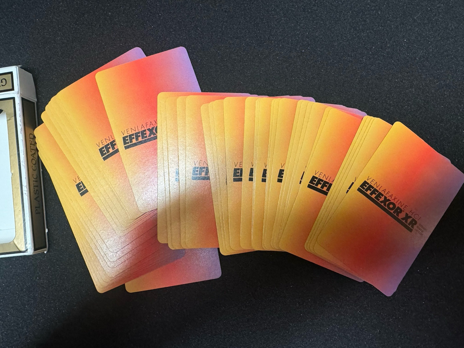 Promotional Advertising Drug Rep Promo Deck Of Cards VENLAFAXINE HCI EFFEXOR XR
