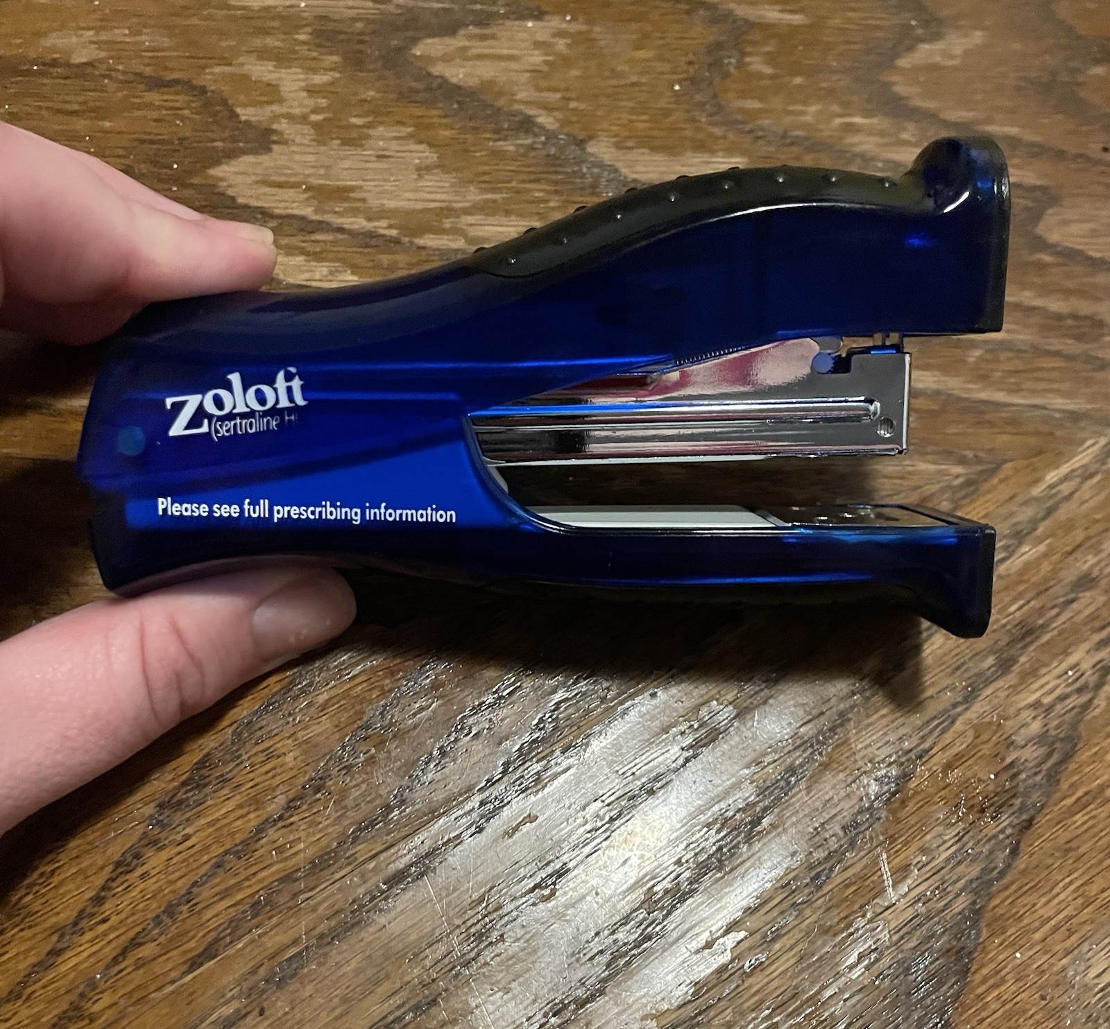 Pharmaceutical Promotional Stapler – Giveaway “Zoloft”