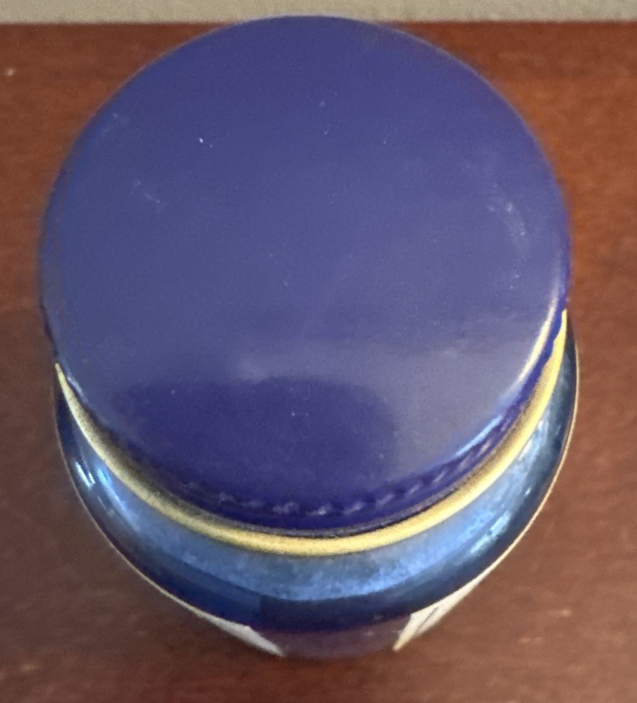 Vintage Medical Remedy Pharmacy – Septigyn Dallas Cobalt Blue Bottle Label