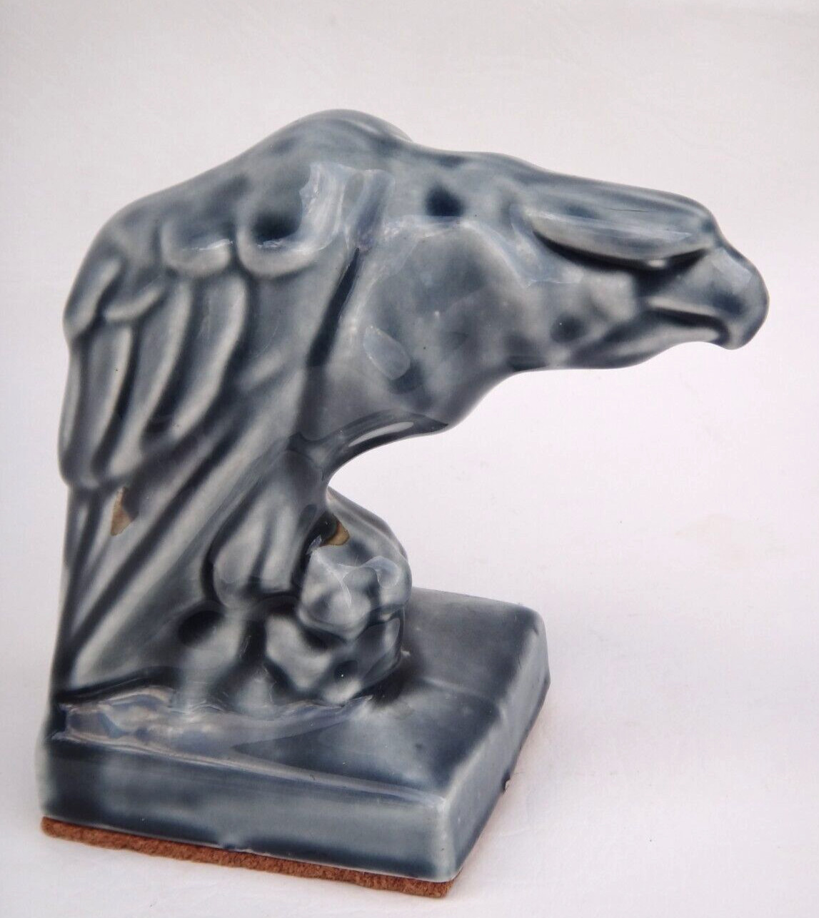 GREY WRISLEY Chicago Bath Salt BALD EAGLE BOOKEND Ceramic Sculpture Figure USA