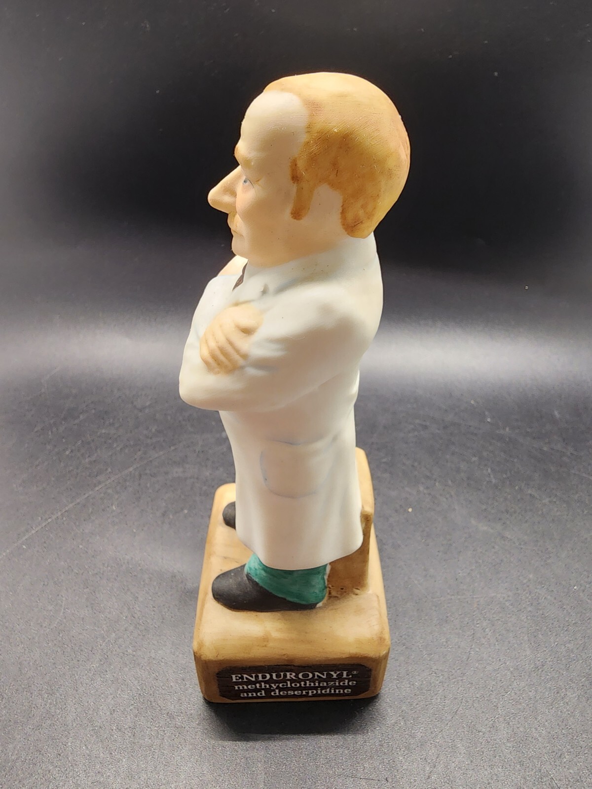 Doctor Figurine Internist Abbott Pharmaceutical Advertising 1970s
