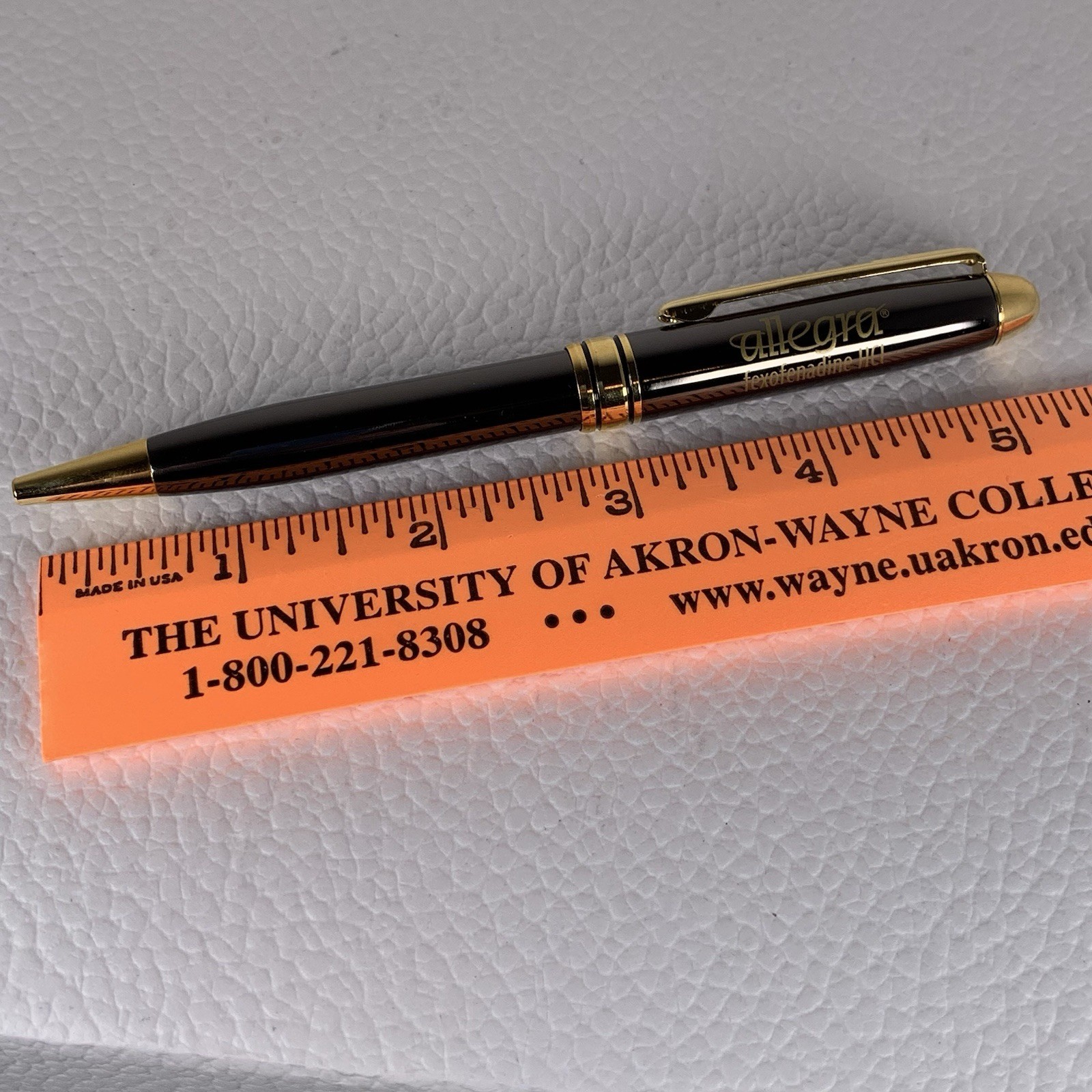 Allegra Twist Heavy Metal Pen Drug Rep Pharmaceutical Promo Original Owner Nice!