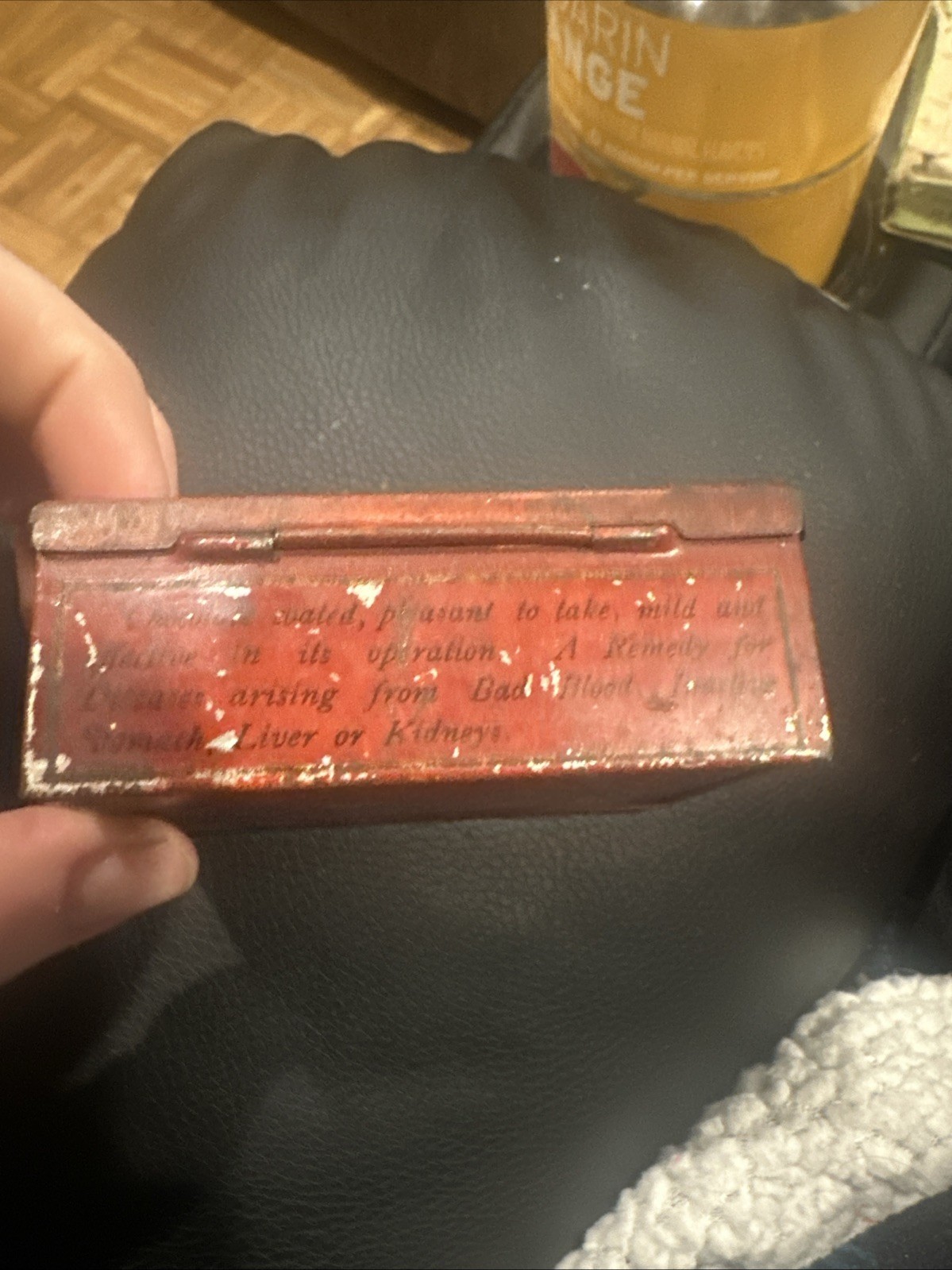 Vintage Herbal Medicine Tin Rival Herb Tablets Montreal Detroit Herbal Remedy