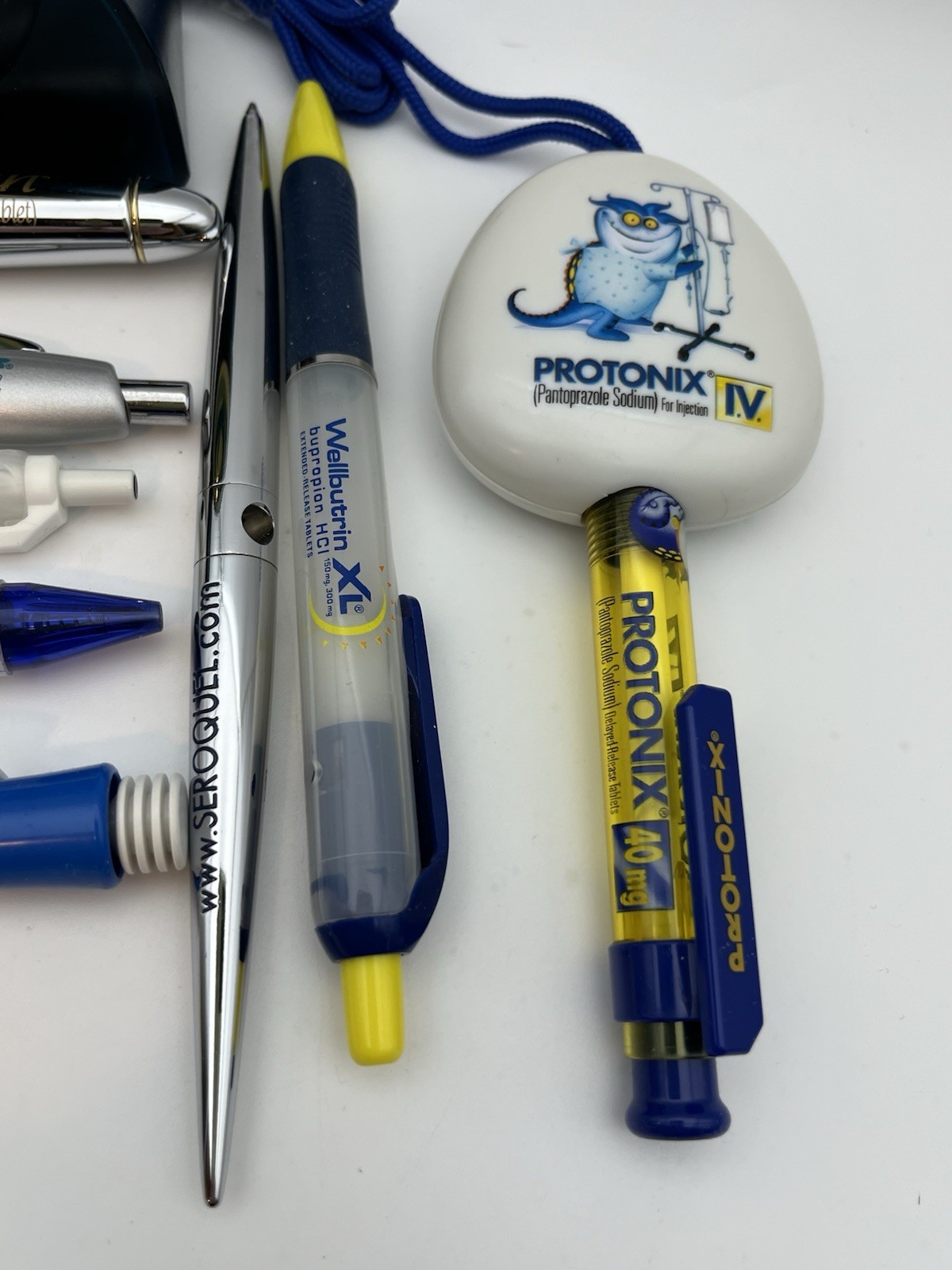Lot of Pharmaceutical Drug Rep Marketing Office Supplies Collectibles Vintage