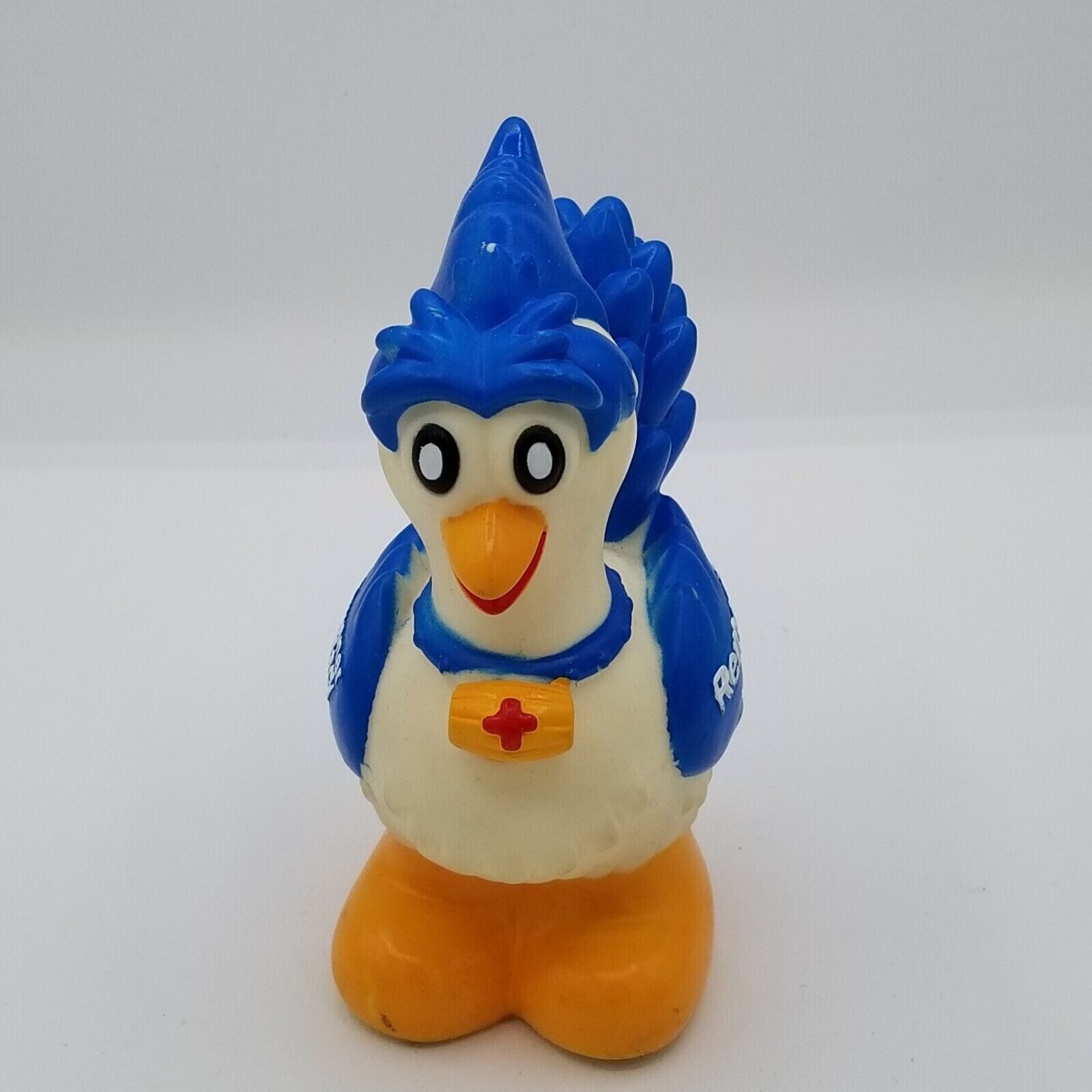 Vintage Roadrunner 6” Plastic Squeak Toy Medical Advertising Remedy Pharmacy