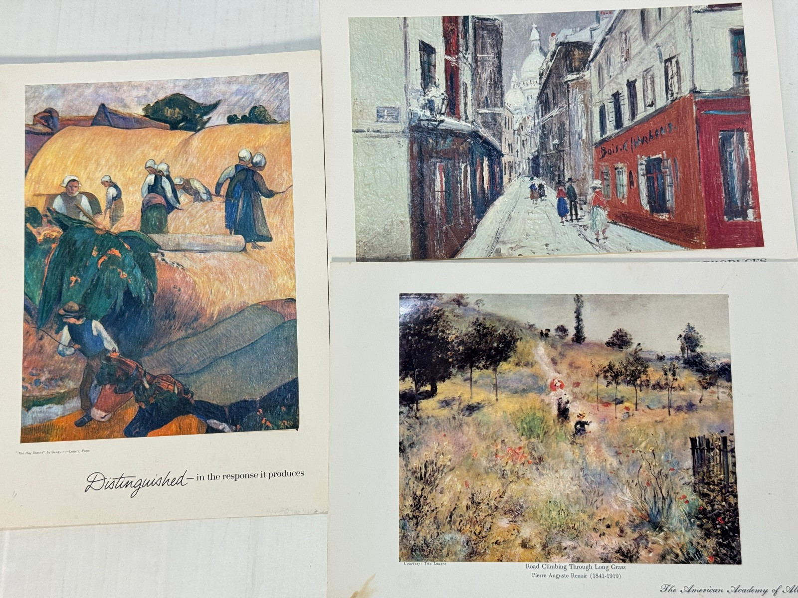 Vintage Art Print 1963 Pfizer Drug Advertisement Brochure LOT of 3 Reprints