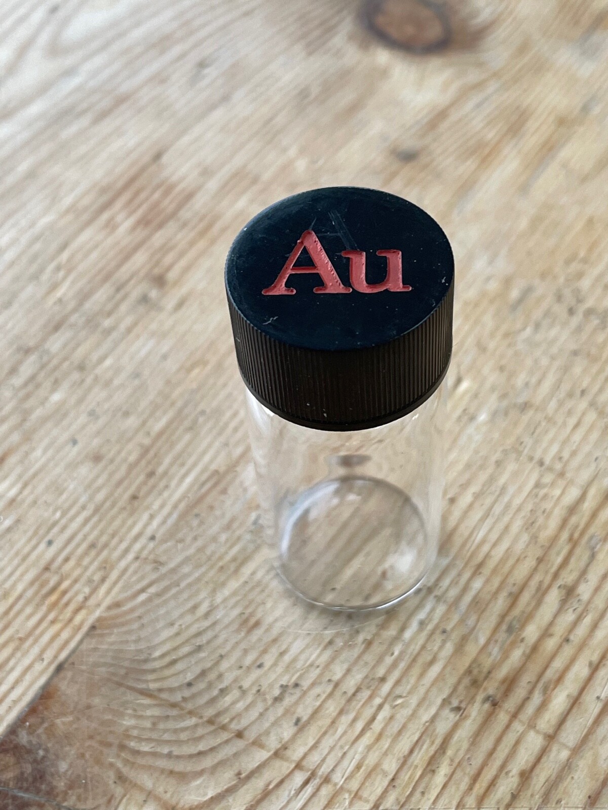 Engraved Set of Vials for Collecting Element Samples from the Periodic Table
