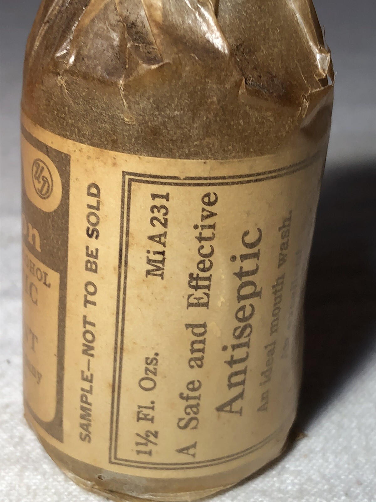 Vintage United Drug Company Unopened 1.5 Oz. Mi 31 Solution Antiseptic