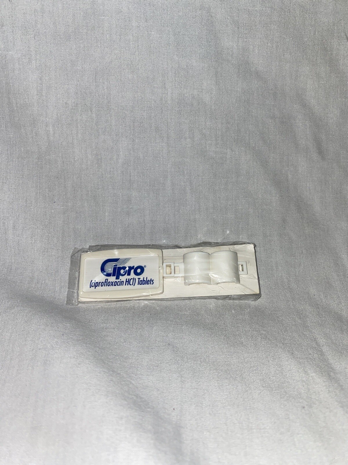 Cipro – Vintage Pharmaceutical Promotional Merchandise Stethoscope Name Tags
