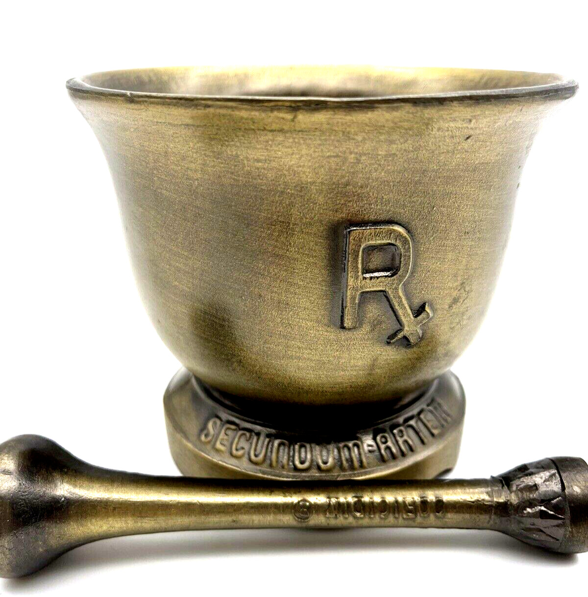 1930 Pharmaceutical Dr. John Morgan 1735 – 1789 Solid Brass Mortar & Pestle