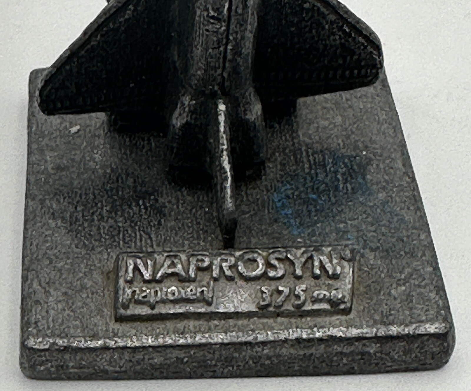 NASA Space Shuttle Miniature Pewter Figurine Naprosyn Pharmaceutical Advertising