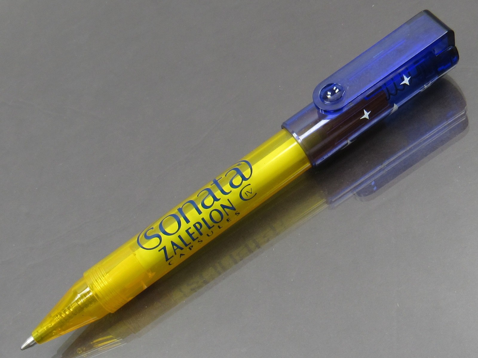 Sonata CIV PEN + Sticky Notes Drug Rep Pharmaceutical Promo Advertising w/ Info