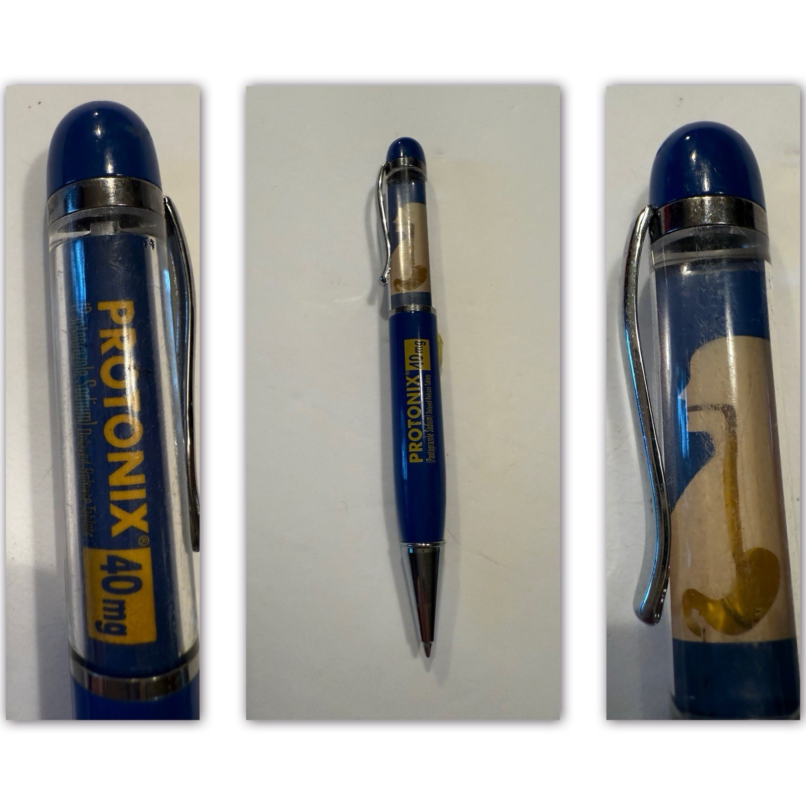 PROTONIX Floating Medical Drug Rep Pen / Pharmaceutical / WORKING