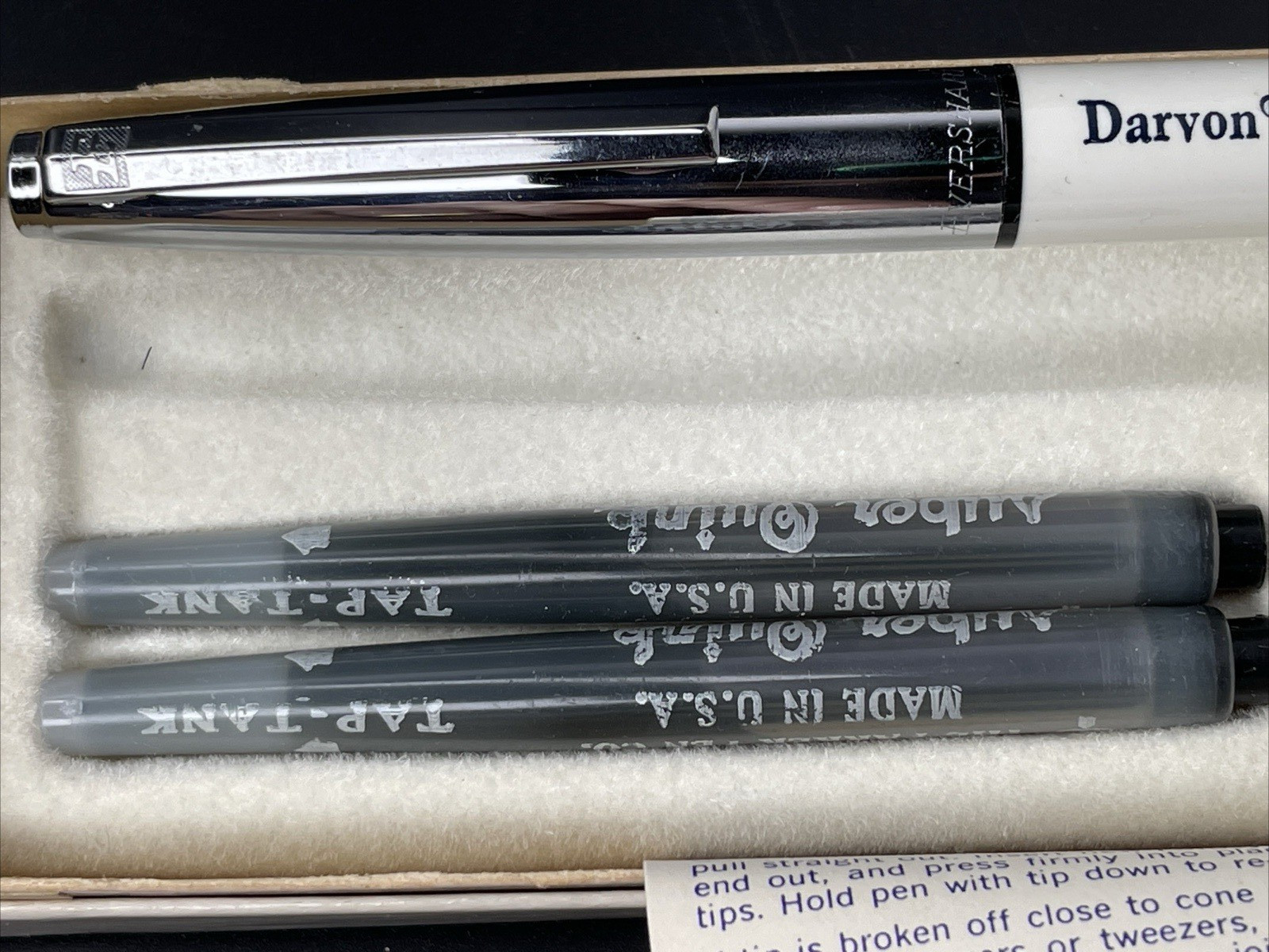 Vintage EVERSHARP by PARKER Point 7 Tip-Wic Soft Point Fountain Pen 1965