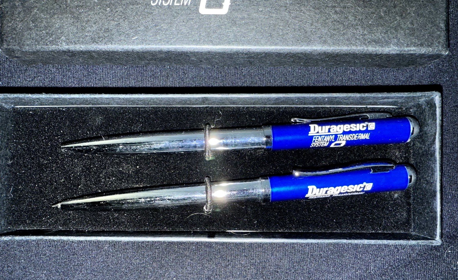 Duragesic (FENTANYL) Pen and Mechanical Pencil Set Class 2 Narcotic Pharma Adver