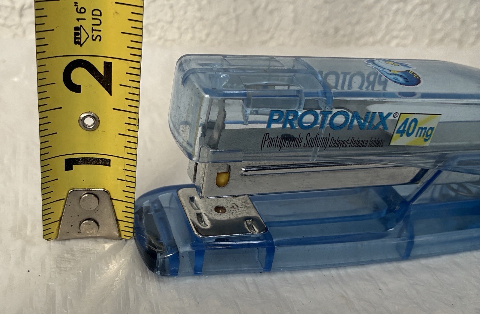 Protonix I.V. STAPLER Drug Rep Pharmaceutical Promo Advertising Gerdie Monster