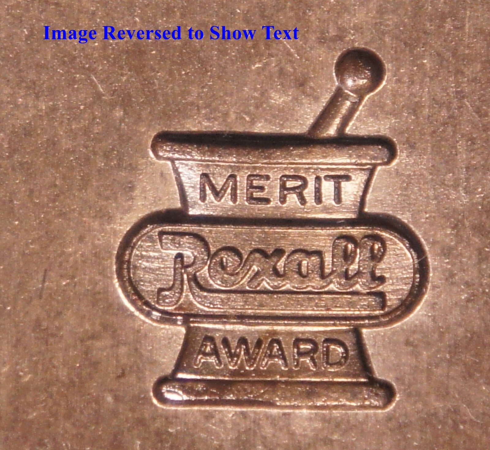 3 Vintage PHARMACIST * MORTAR & PESTLE Pin STEEL STAMPING DIES Robbins RY199