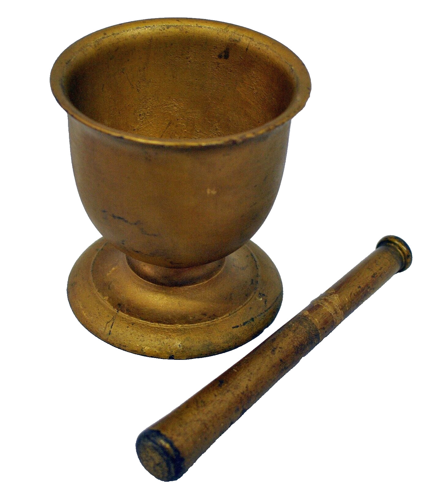Antique Pharmacy Window Advertising Mortar Pestle 8 1/2″ x 8 1/2″ Drug Store USA