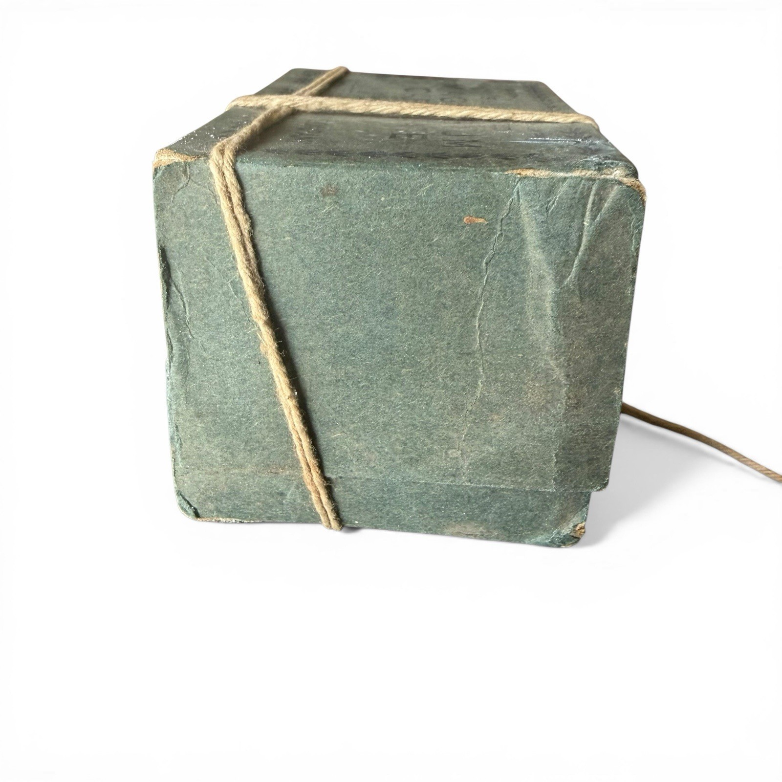Antique Bromo-Caffeine Box Keasbey & Mattison Apothecary Headache Cure c1900 Vtg