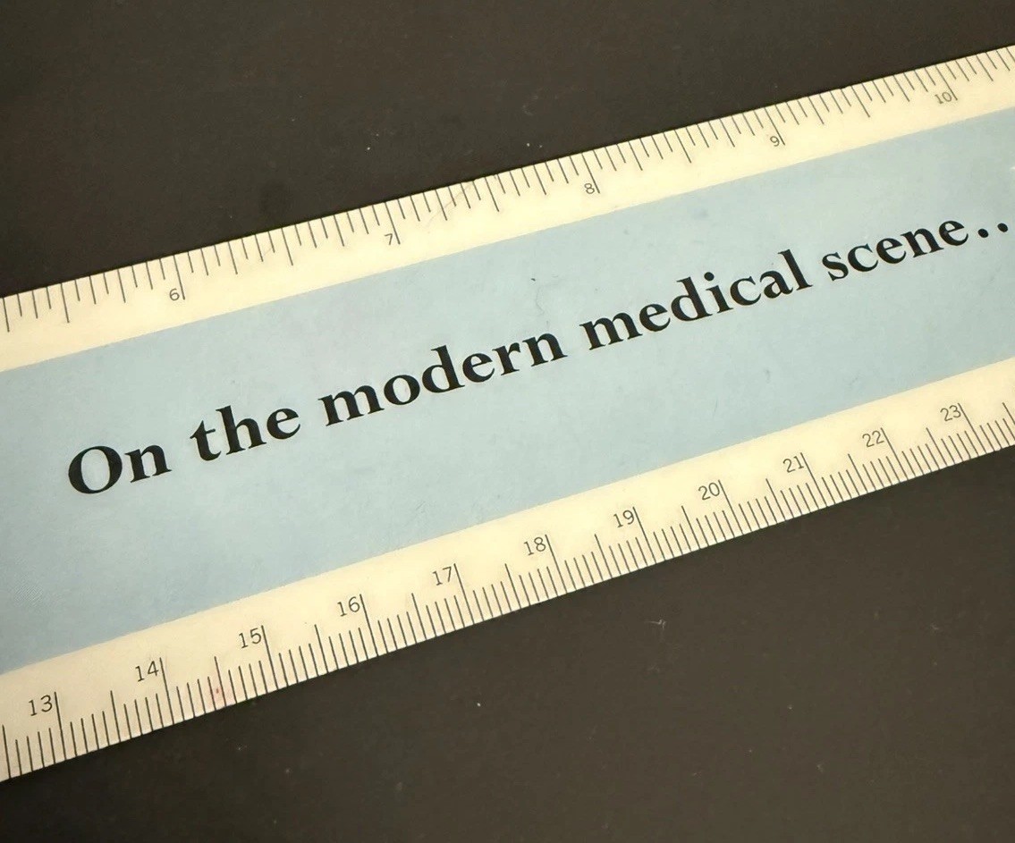 Vintage 1965 Keflin Plastic Ruler Eli Lilly Pharmaceutical Promo Advertising