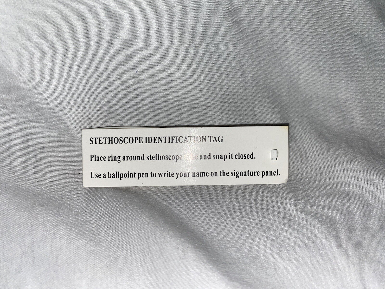 Cipro – Vintage Pharmaceutical Promotional Merchandise Stethoscope Name Tags