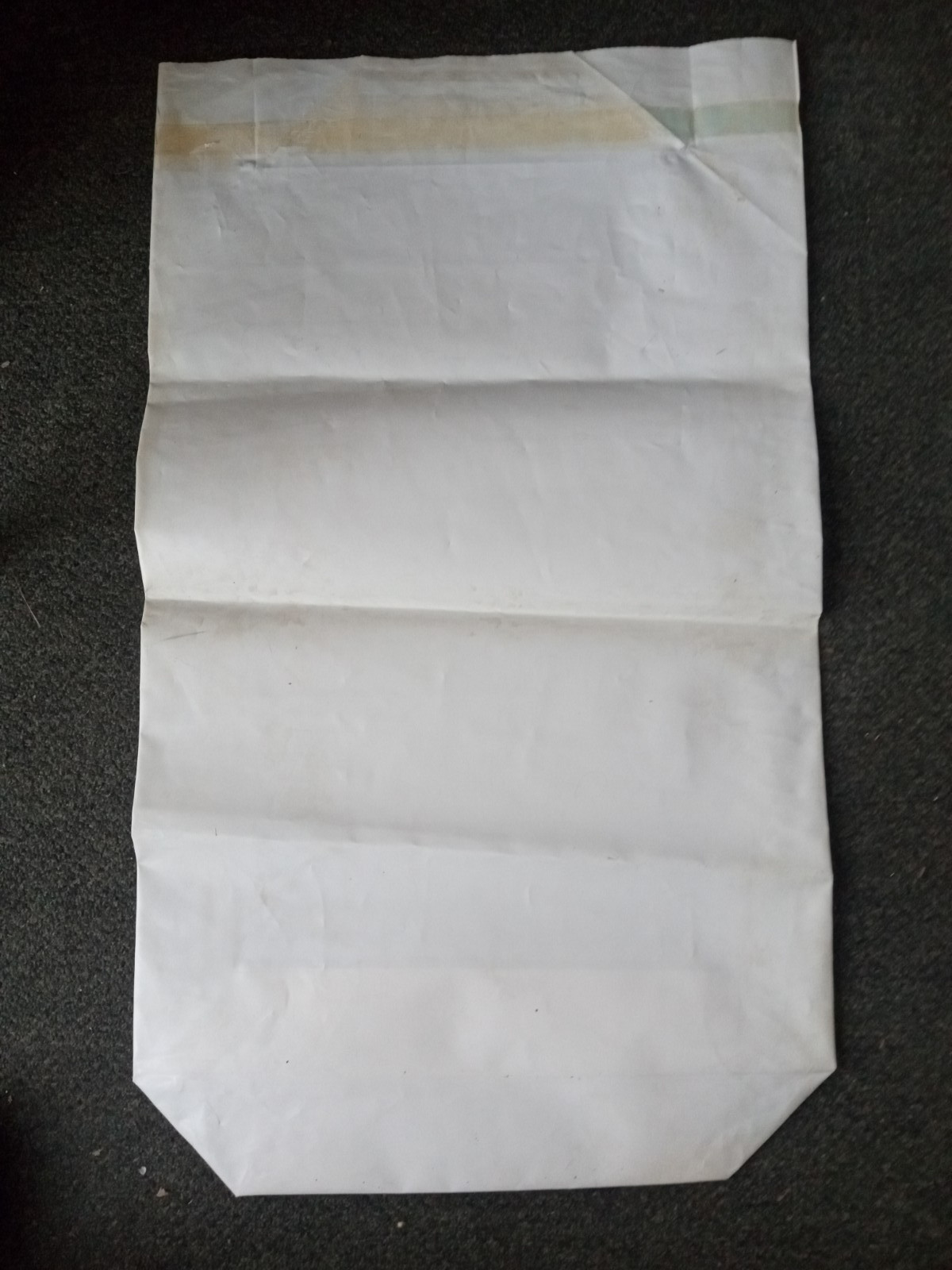 Vintage BAYER Pharmaceuticals Makrolon Polycarbonat Chemical Compound Bag 1970s