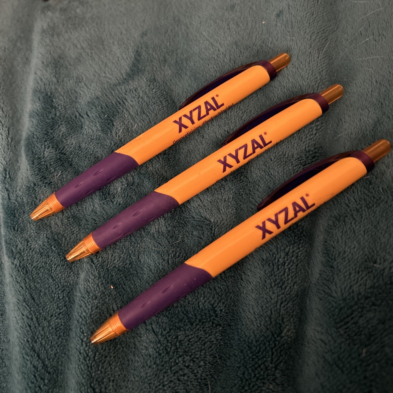Lot of 3 very nice XYZAL DRUG REP PENS! NEW !