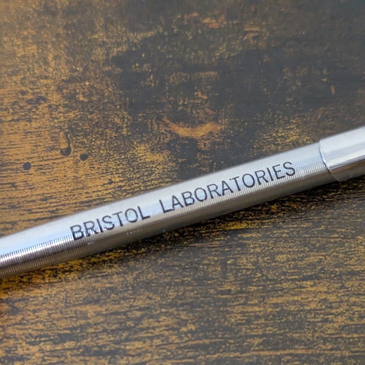 VTG Pharma Advertising Pens Lot 3 Bristol Labs Drug Rep Promo Collectible
