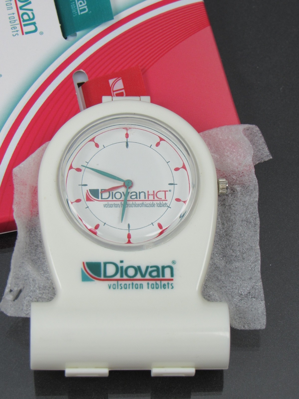 Diovan Lot Metal PEN Stethoscope Watch, Page Flags Drug Rep Pharmaceutical Promo