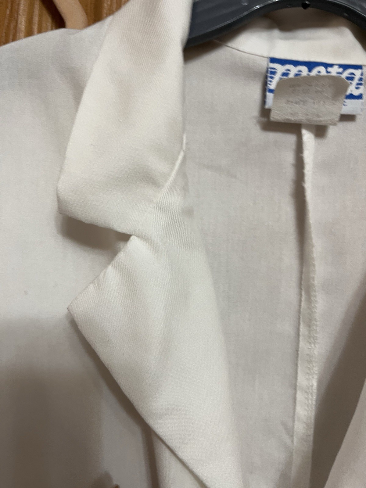 Vtg Drug World Pharmacy Lab Coat Sz 44 Metcal Ottenheimer USA 1970s Halloween