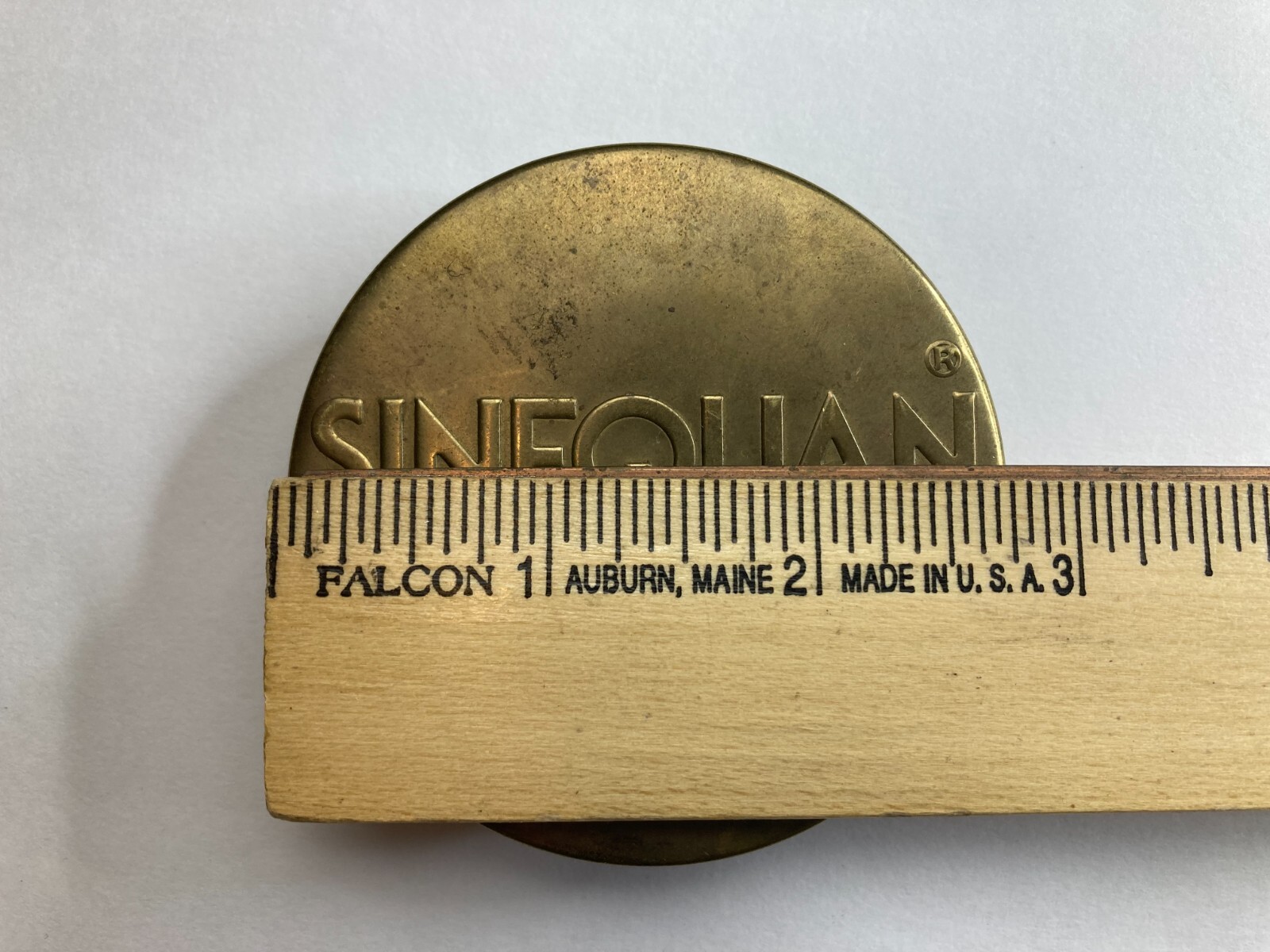 Vintage Sinequan Doxepin Drug Rep Brass Magnifying Glass Handout Doctor Office