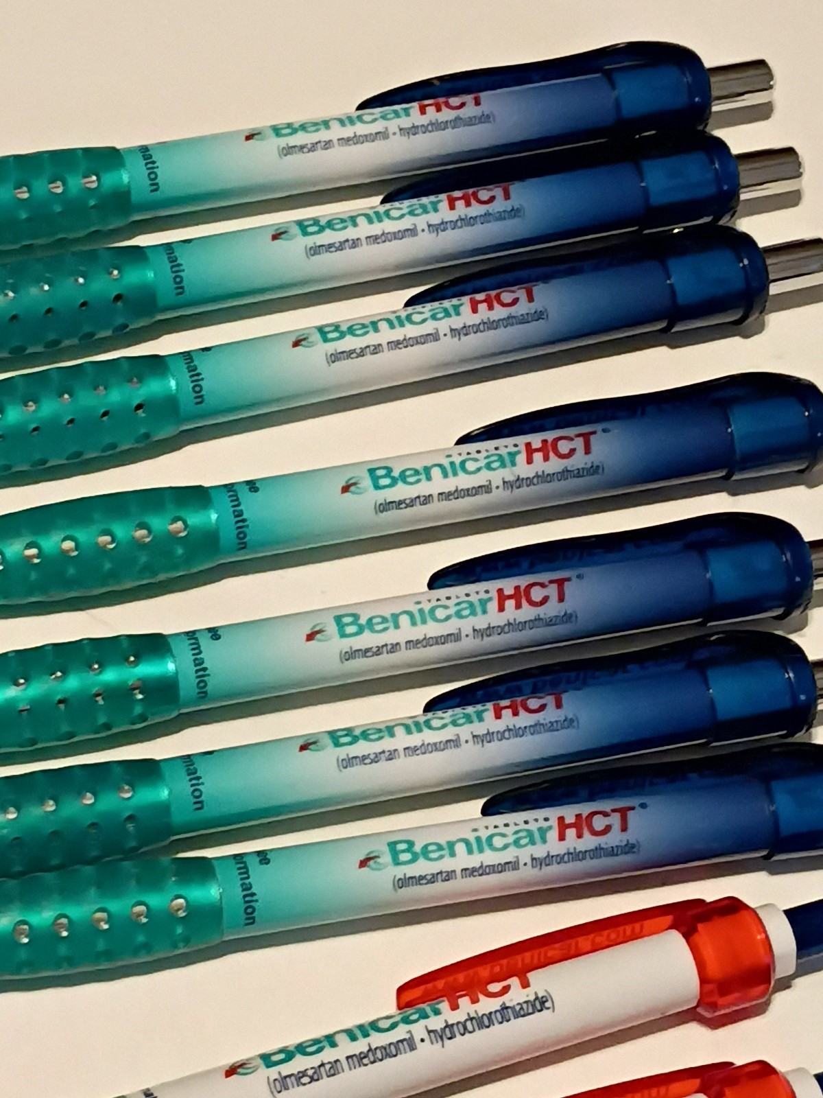 Benicar HCT Tablet Promo Pharmacy Drug Rep Mixed Variety Pen Lot of 21