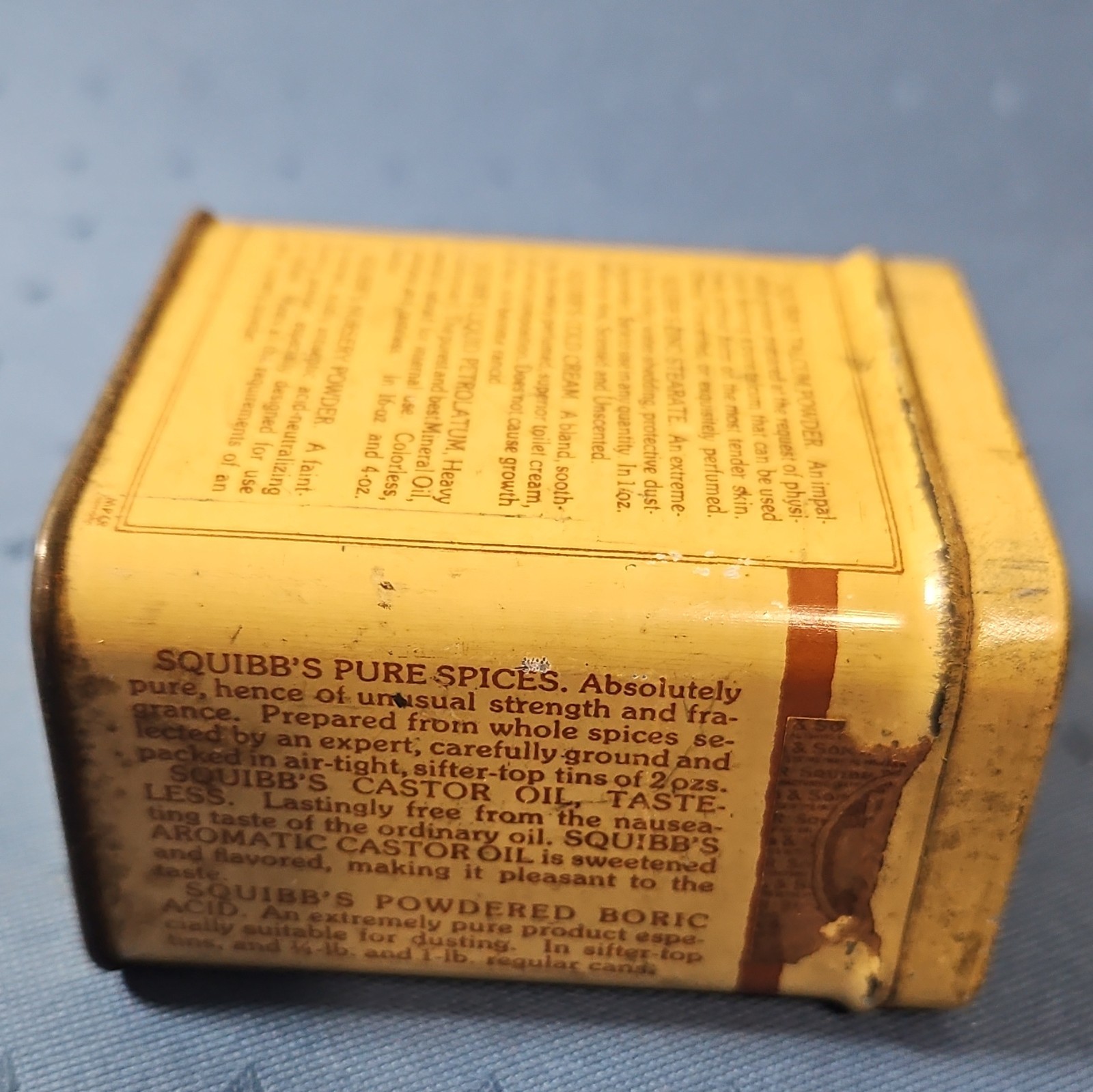 E.R. Squibb & Sons Squibb’s Epsom Salt Pure Magnesium Sulphate 1/4 lb Tin