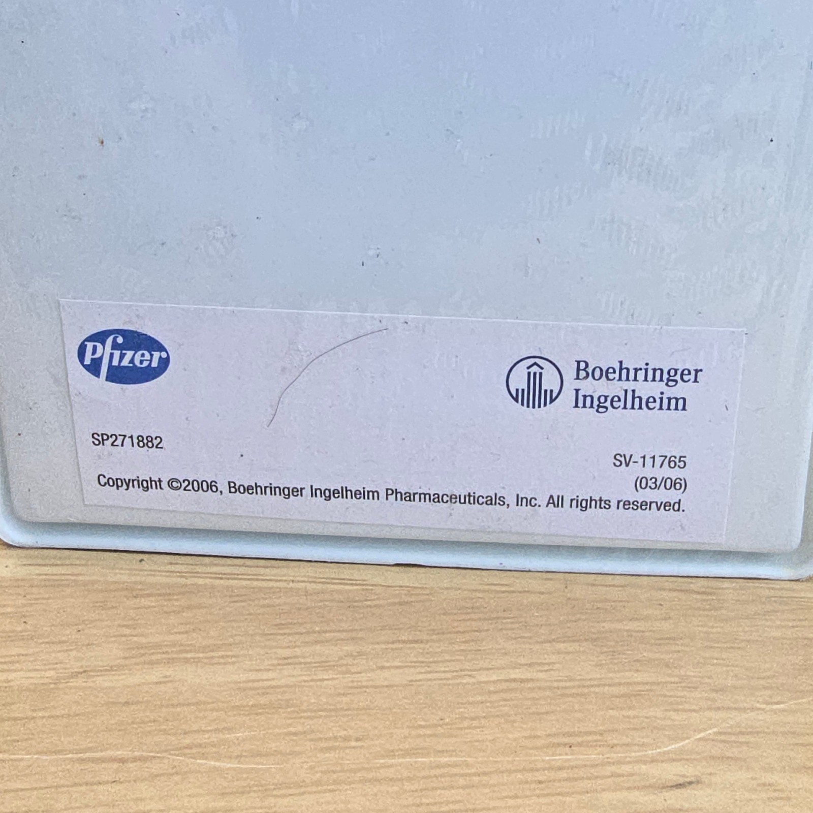 Spiriva HandiHaler Sticky Notes Cube NOS Sealed Promo Pad Pfizer 2006