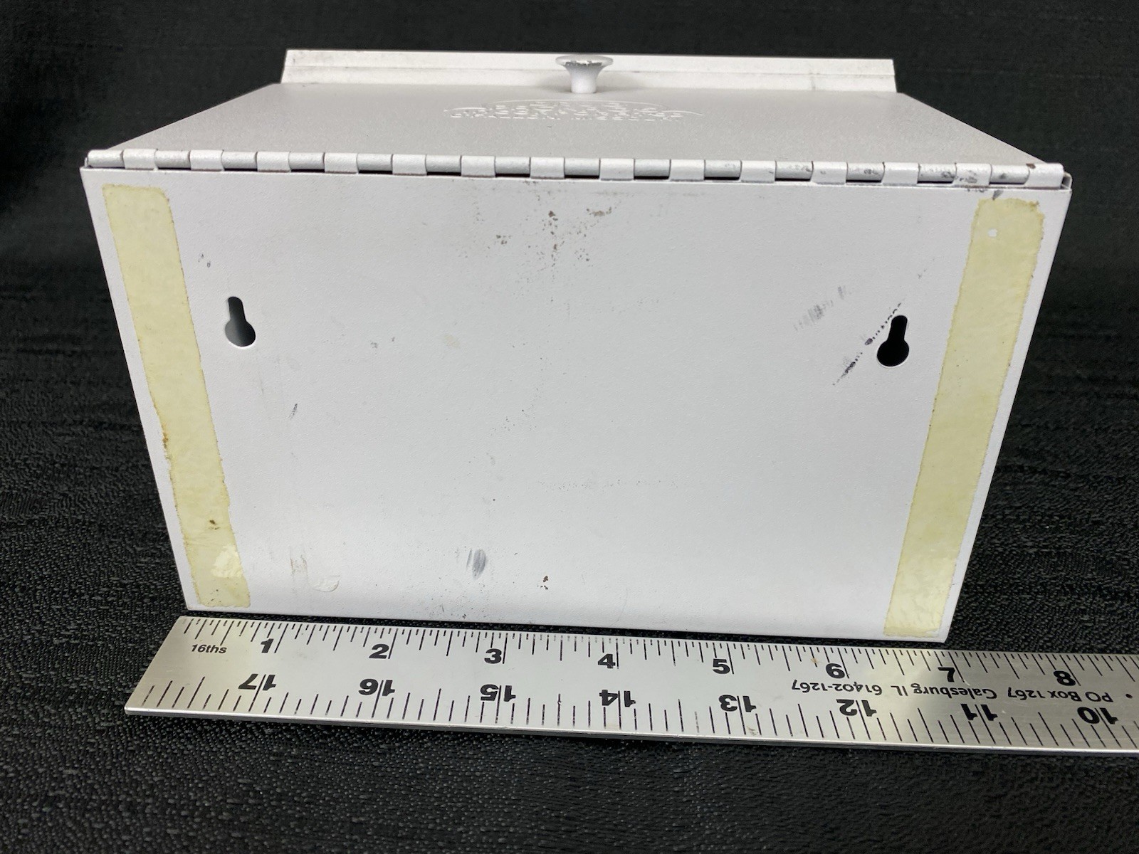 Drug Package Incorporated Metal Hinged Box Mail Slots O’FALLON MO 7.2 x 4.25 x 4