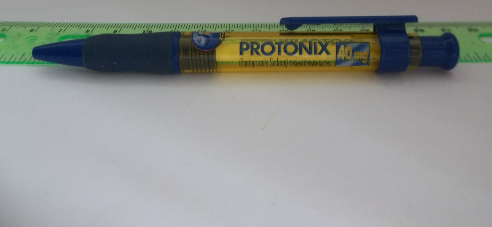 PROTONIX Promotional Pen Plastic Medium Weight Pharma Advertising