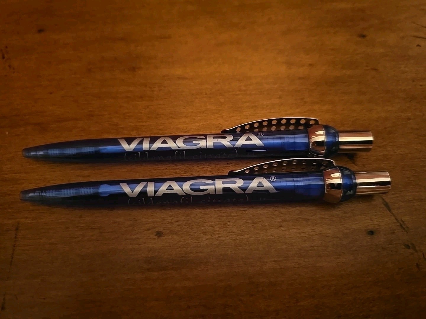 Viagra Pens Pharmaceutical Rep Promo Set Of 2 Advertising PENS Pfizer Vintage