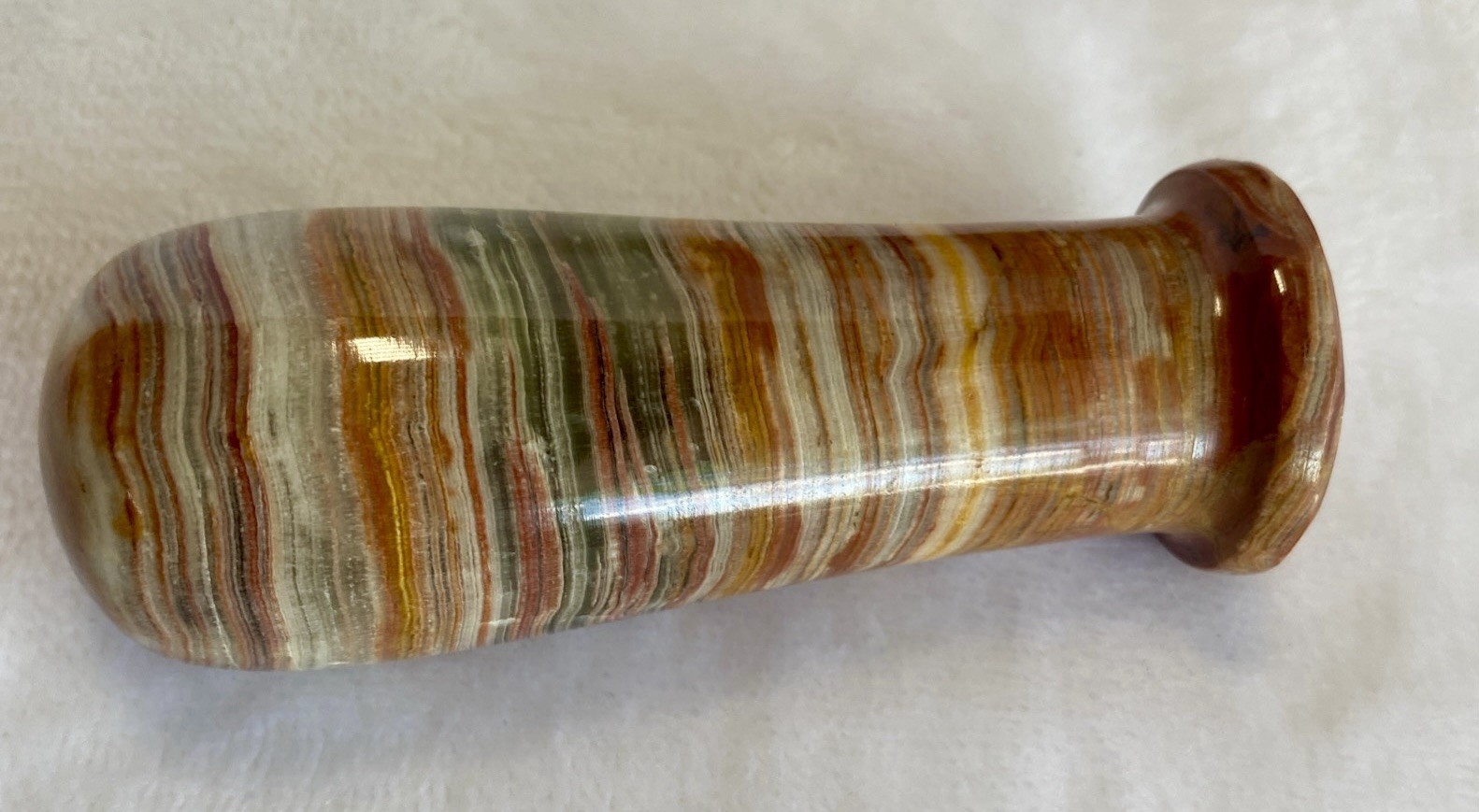 Vintage Fred Harvey Trading Co Onyx Mortar & Pestle Set – Original Tag