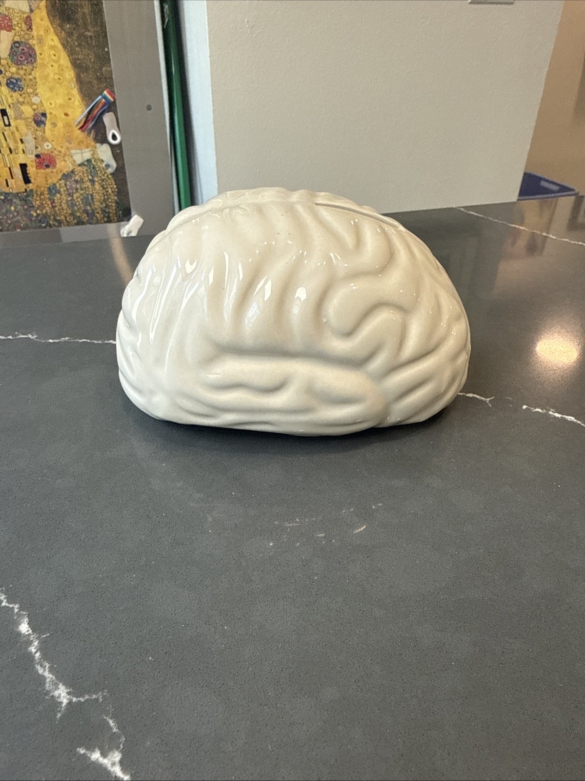 Vintage Brain Coin Piggy Bank Anatomical Model