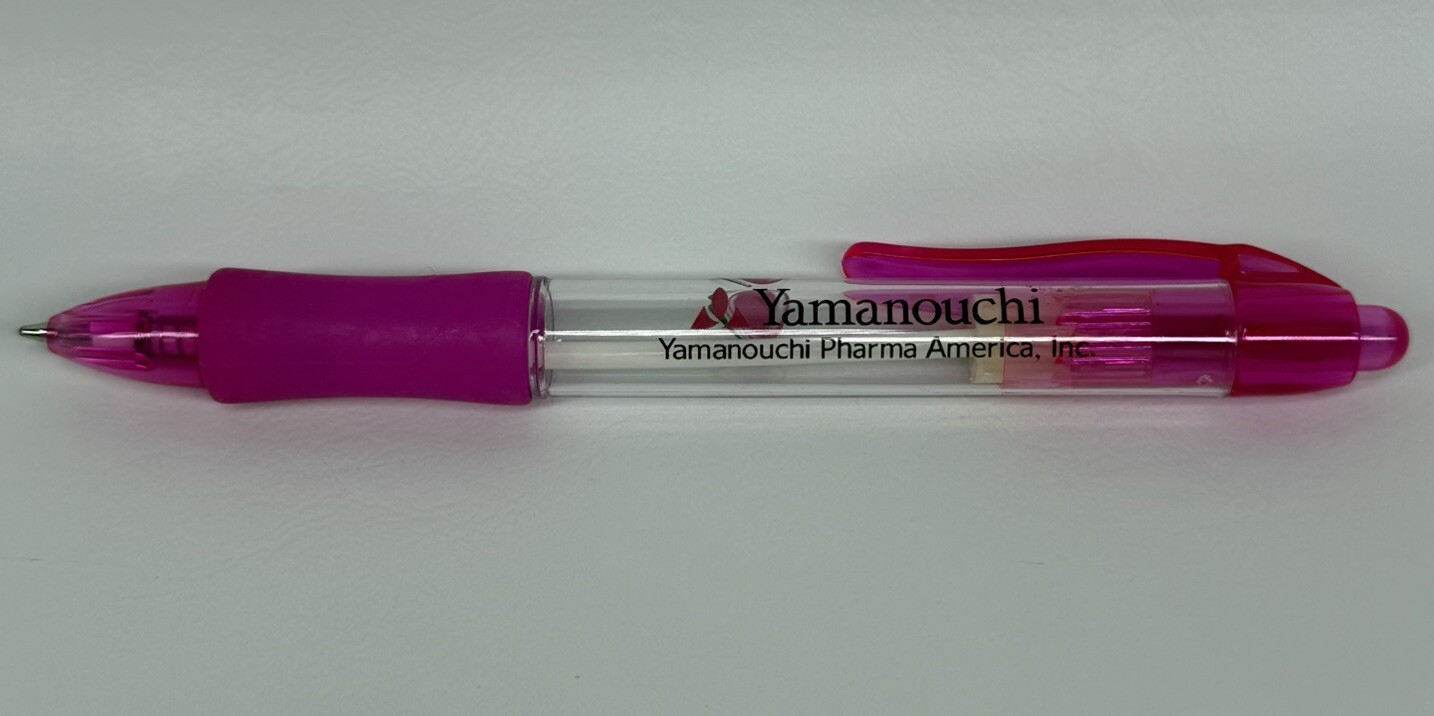 Drug Rep Advertising Pharma Collectable Pens Viagra Cialis Yamanouchi lot of 3