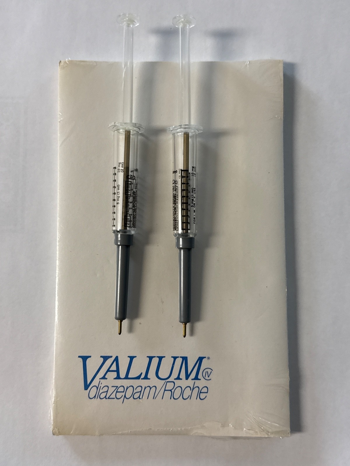 Vintage 1980’s Valium Roche Pharmaceutical Rep Advertisement Pens & Notepad-Rare
