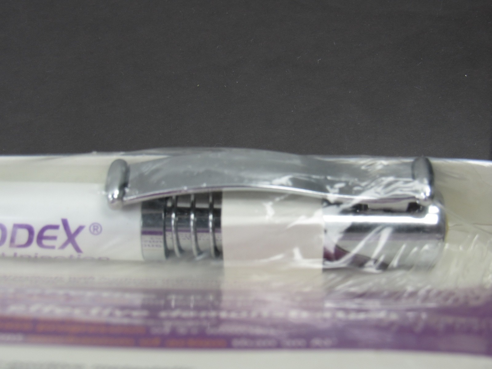 Exquisite Faslodex Heavy Metal PEN Drug Rep Pharmaceutical Promo SEALED on Card
