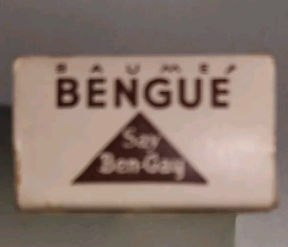 Vintage Baume Bengue “Ben-Gay” Tube in Original Box With Paperwork 1930s
